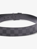 Louis Vuitton LV Initials Belt Damier Graphite Coated Canvas 95cm 38mm