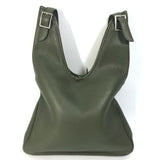 Hermes Shoulder Bag Fjord Khaki type Masai PM Women