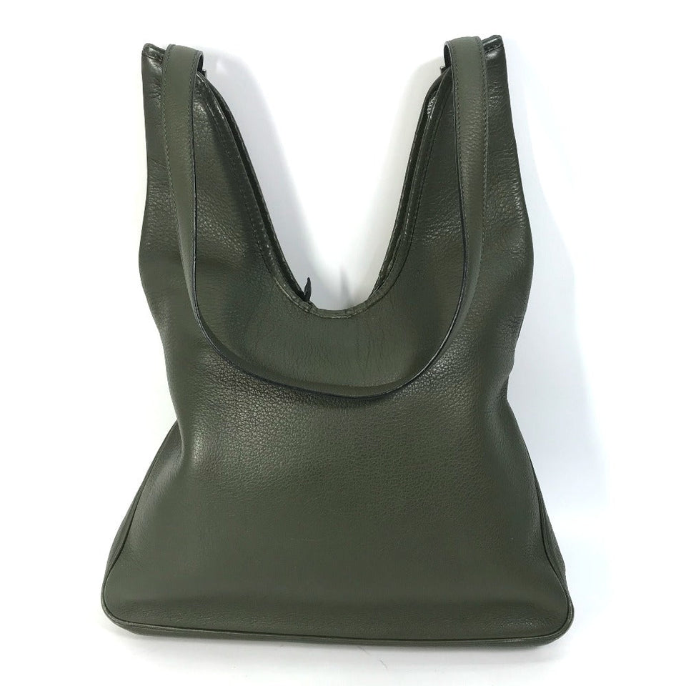 Hermes Shoulder Bag Fjord Khaki type Masai PM Women