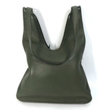 Hermes Shoulder Bag Fjord Khaki type Masai PM Women