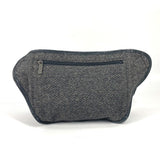 Burberry Sling bag Wool, Leather Gray type Black label Waist bag mens