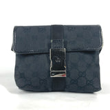 Gucci Sling bag 131236 GG canvas / leather black cross GG
