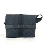 Gucci Sling bag 131236 GG canvas / leather black cross GG
