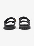 Christian Dior Dioract Sandals Black / Gold Leather EU 41 UK 8