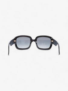 Christian Dior CD Oversized Frame Sunglasses Black / Gold Acetate 145mm