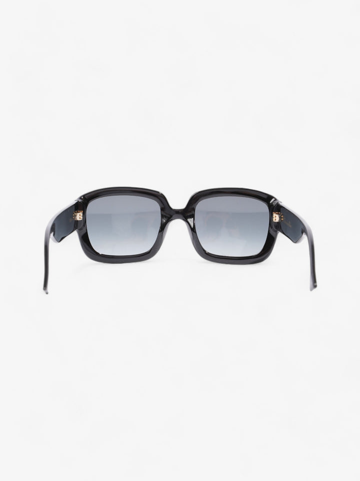 Christian Dior CD Oversized Frame Sunglasses Black / Gold Acetate 145mm