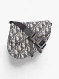 Christian Dior Saddle Homme Black Oblique Canvas