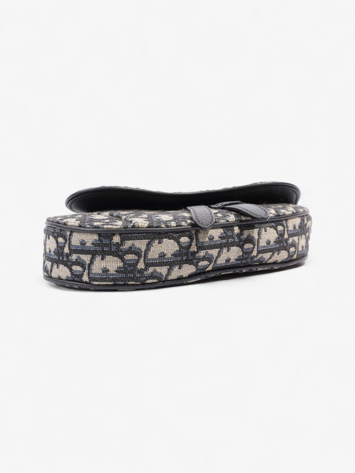 Christian Dior Saddle Homme Black Oblique Canvas