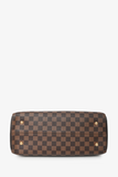 Louis Vuitton 2016 Brown Canvas 'Damier Ebene Kensington' Bowling Bag
