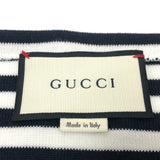 Gucci sweat 461177 cotton White x black tops Border octopus motif mens XS