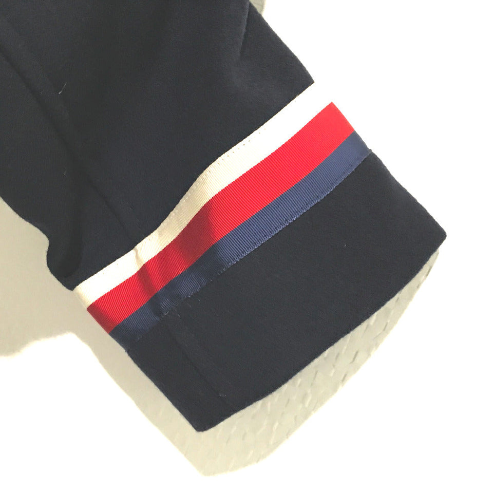 Gucci pea coat 451131 wool Navy By color Silvi Web Ribbon 48