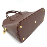 Hermes Handbag leather Brown Bored 35 Women