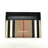 Burberry Card Case leather beige Check logo