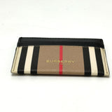 Burberry Card Case leather beige Check logo