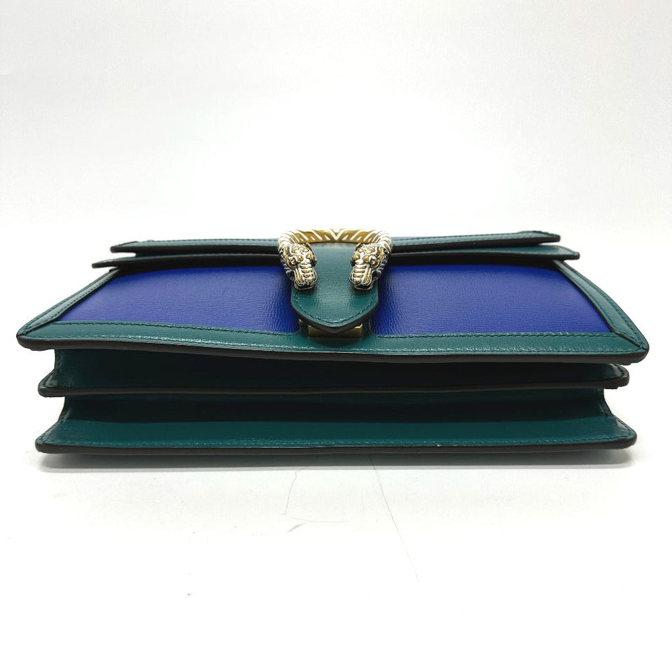 Gucci Shoulder Bag 400249 leather blue By color Duonisos
