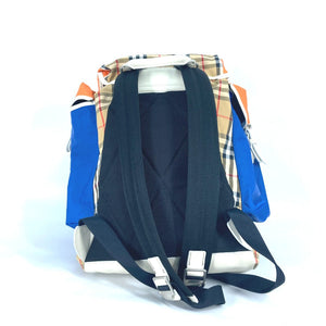 Burberry Backpack 4078448 Leather / canvas beige Bag check mens