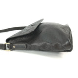 Gucci Shoulder Bag 223666 Sima leather Dark brown Guccisima GG mens