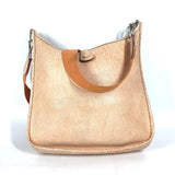 Hermes Shoulder Bag Leather, Buffle Skipper Orange Evelyn 1 PM Dalmatian