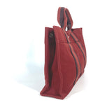 Hermes Handbag canvas Red Fool ToePM Women