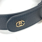 Gucci others 695256 leather black GG Large/Extra Large Pet Collar L