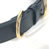 Gucci others 695256 leather black GG Large/Extra Large Pet Collar L