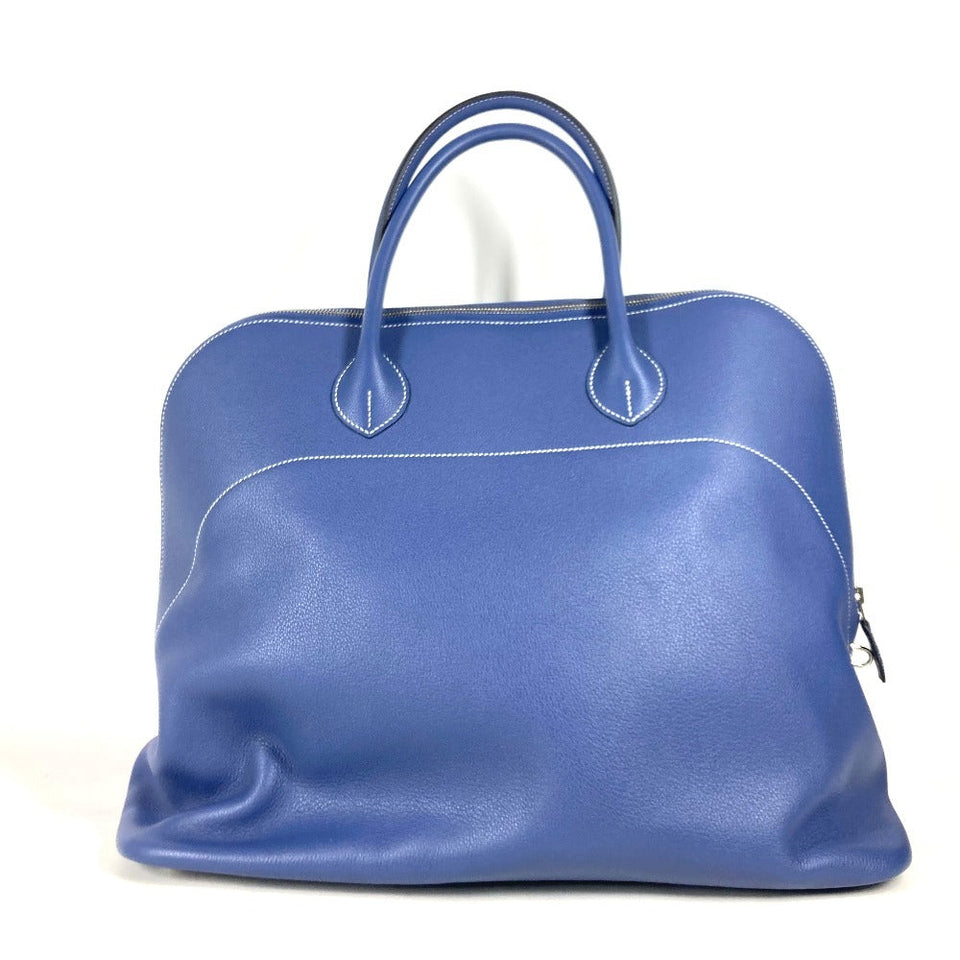 Hermes Handbag Calf leather blue Shoulder Bag Shoulder Bag Bolide Relax 45