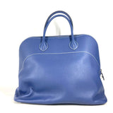 Hermes Handbag Calf leather blue Shoulder Bag Shoulder Bag Bolide Relax 45