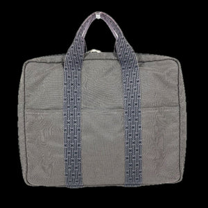 Hermes Handbag canvas gray Her Line PC case