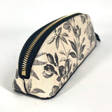 Gucci pencil case 662130 leather black Herbarium logo
