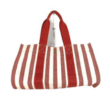 Hermes Handbag canvas Red With porch Cannes GM Cannes GM Stripe