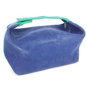 Hermes Handbag cotton blue BRID ABLACK GM BRID ABLACK GM