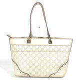 Gucci Shoulder Bag 145993 Sima leather Off-white type GG Guccissima logo