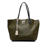 Green Louis Vuitton Lockme Go Tote