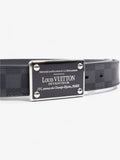 Louis Vuitton Inventeur Reversible Belt Damier Graphite Leather 95cm / 38"