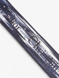 Christian Dior Saddle Bag Strap Navy / Black / White Canvas