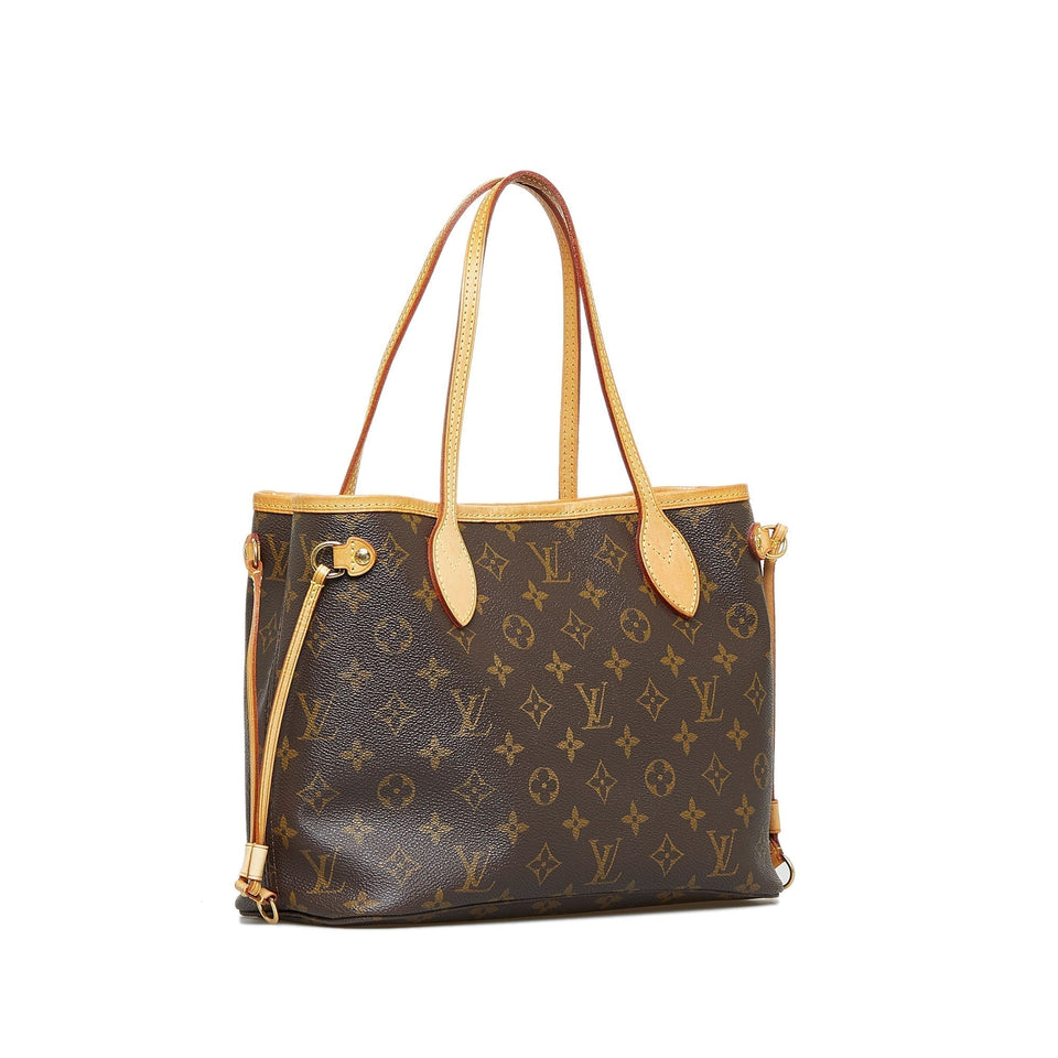 Louis Vuitton Monogram Neverfull PM Brown Tote