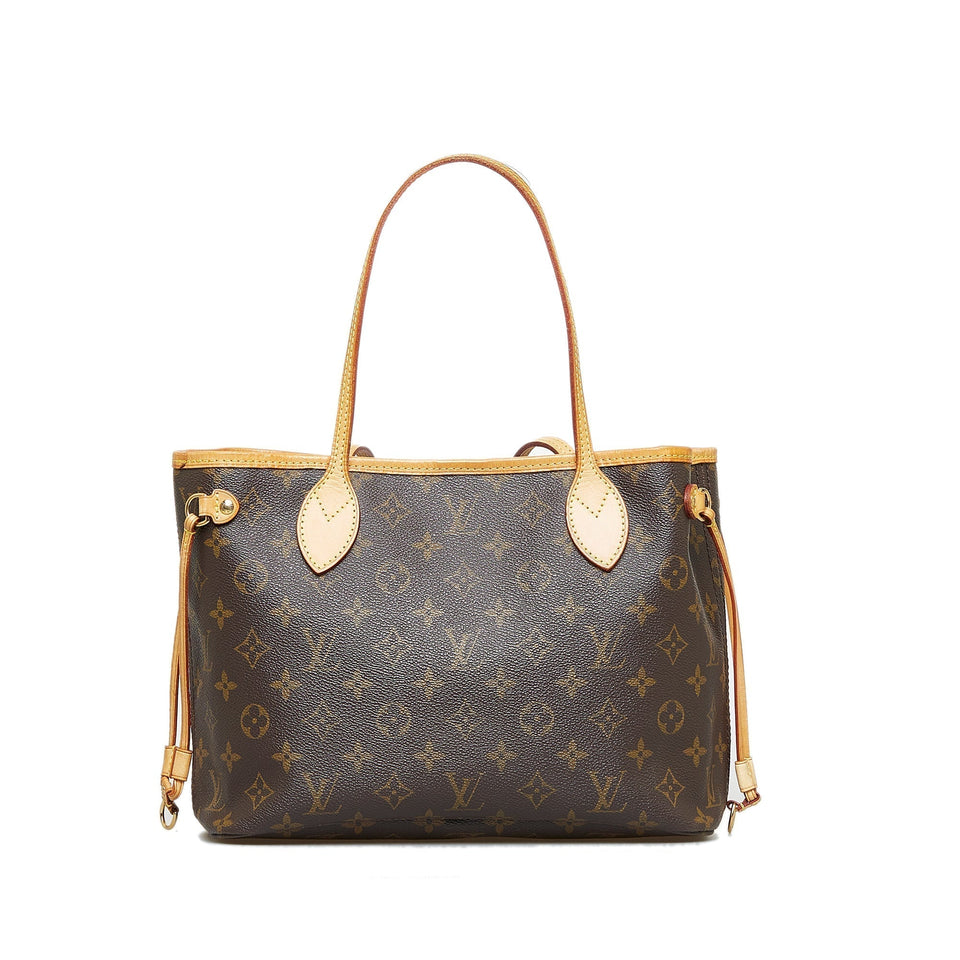 Louis Vuitton Monogram Neverfull PM Brown Tote