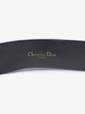 Christian Dior 30 Montaigne Belt Black Leather 95cm 38"
