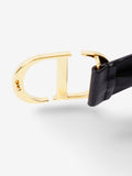 Christian Dior 30 Montaigne Belt Black Leather 95cm 38"