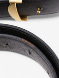 Louis Vuitton LV Initiales Reversible Belt Monogram / Gold / Black Coated Canvas 85cm / 34"
