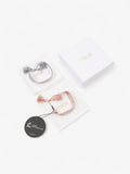 Christian Dior J'ADior Friendship Bracelet Set Pink / Grey / White Cotton
