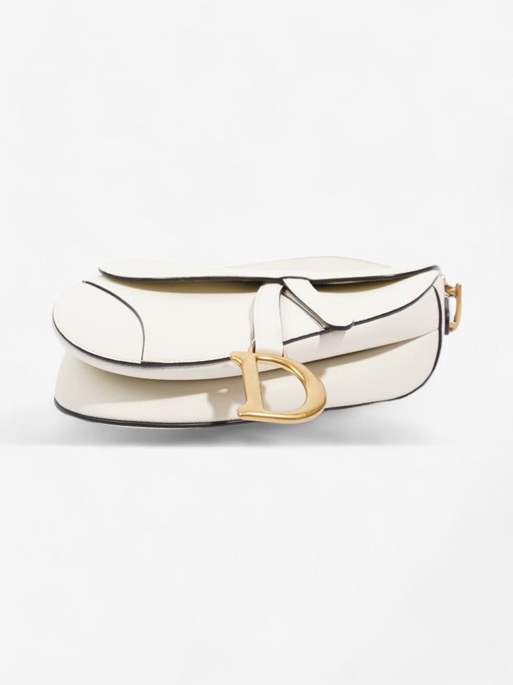 Christian Dior Saddle Cream Calfskin Leather N/A