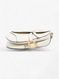 Christian Dior Saddle Cream Calfskin Leather N/A