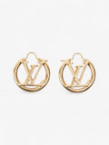 Louis Vuitton Louise Earrings Gold Base Metal PM