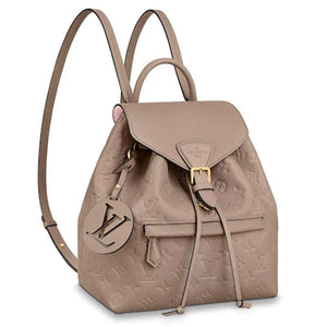 Louis Vuitton LV Unisex Montsouris Backpack Monogram Empreinte Embossed Leather