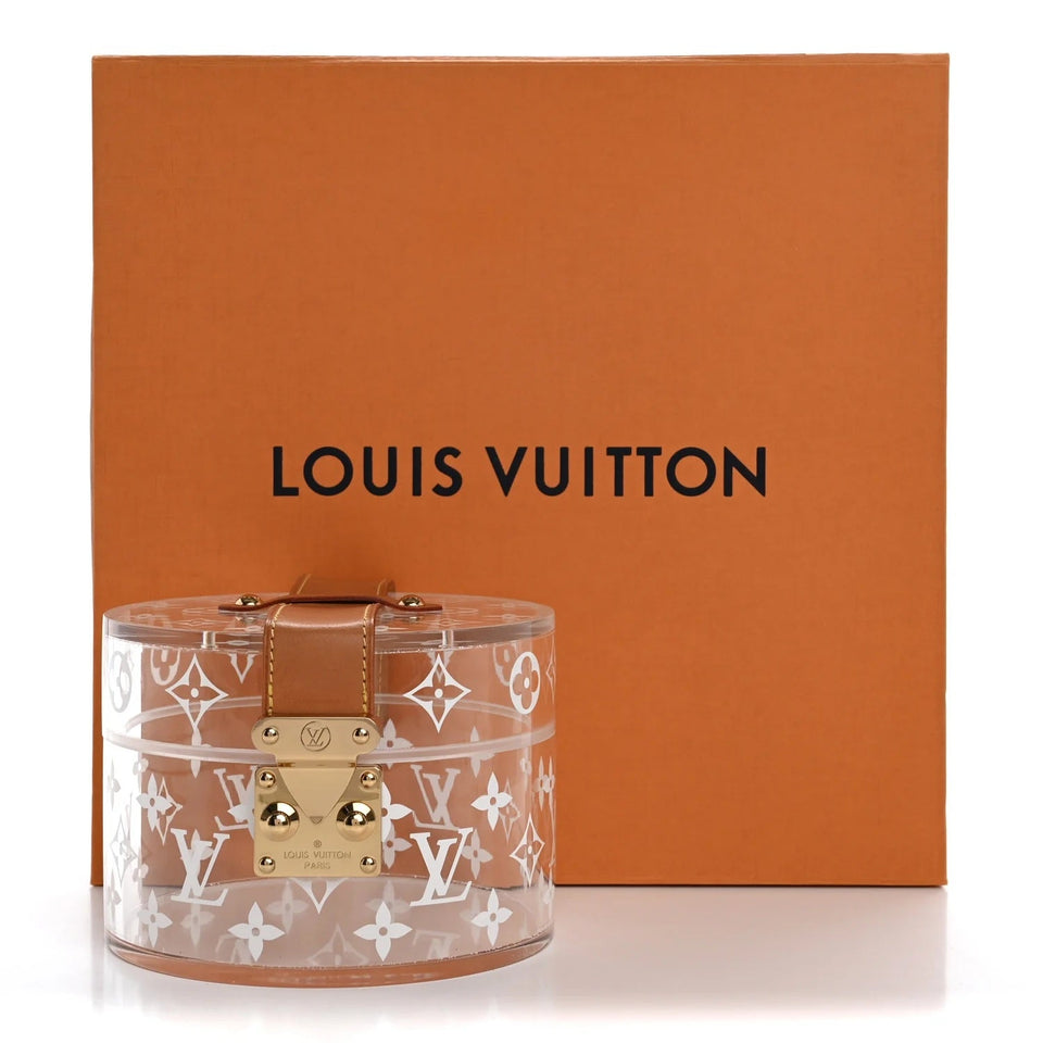 Louis Vuitton CLEAR MONOGRAM PRINT SCOTT BOX CASE