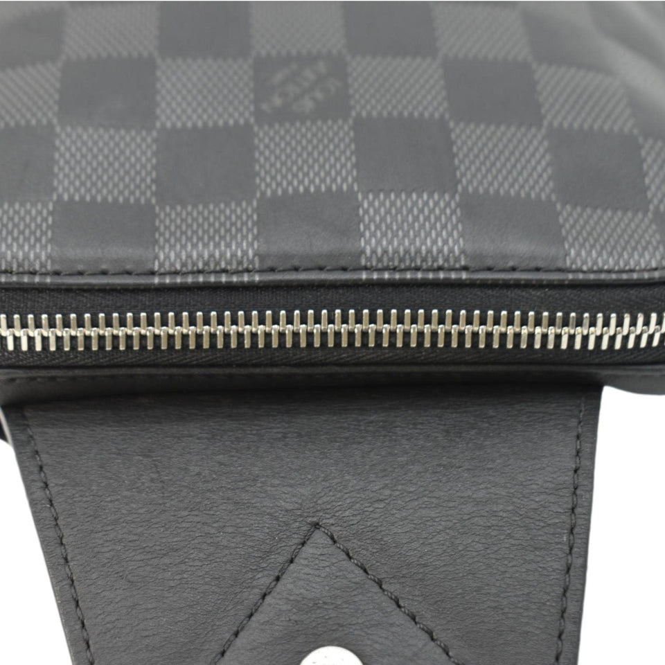 Louis Vuitton Avenue Sling Damier Graphite Backpack Bag Black