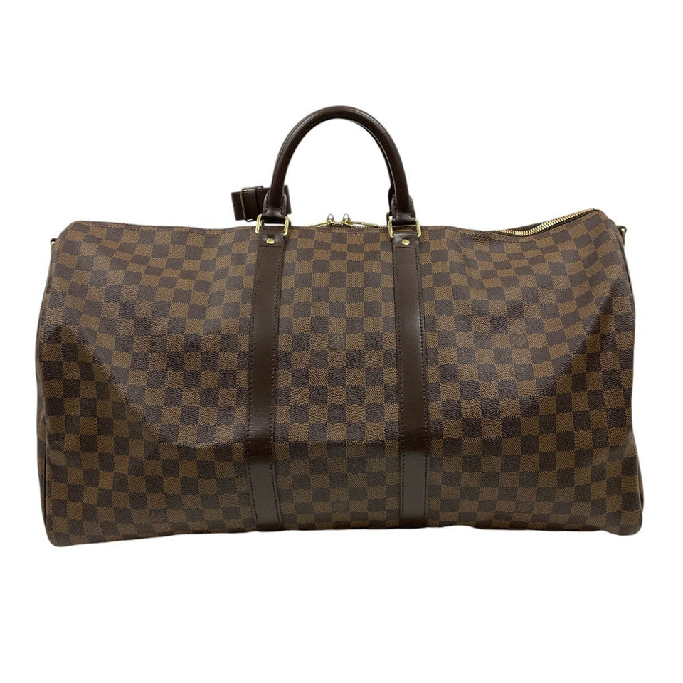 Louis Vuitton  DAMIER EBENE KEEPALL BANDOULIERE 55 BAG