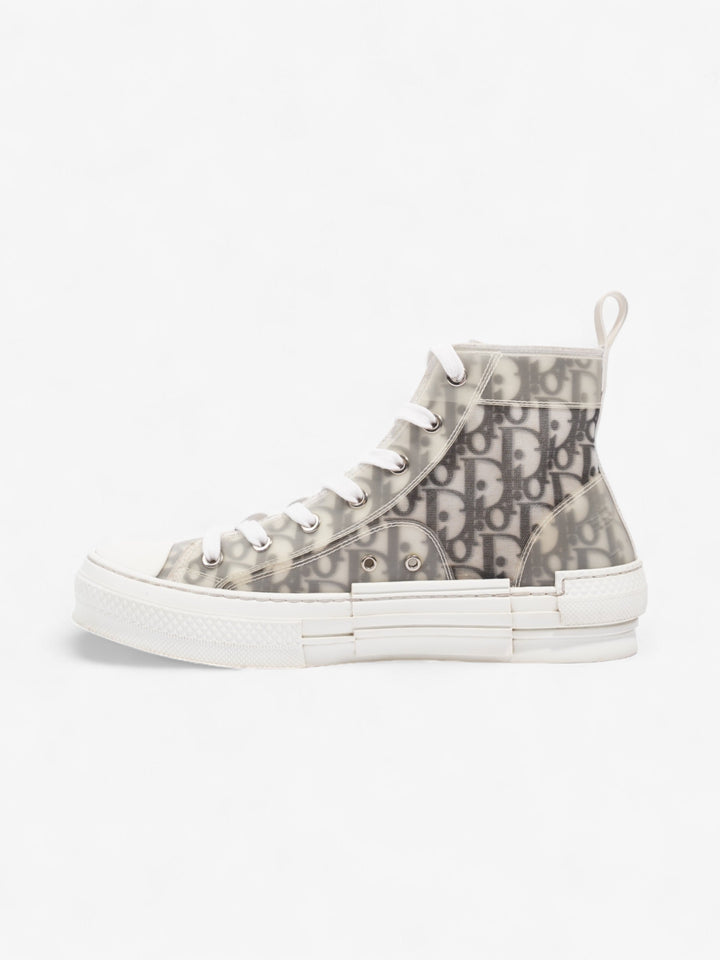 Christian Dior B23 High Top White / Black Mesh EU 40.5 UK 7.5