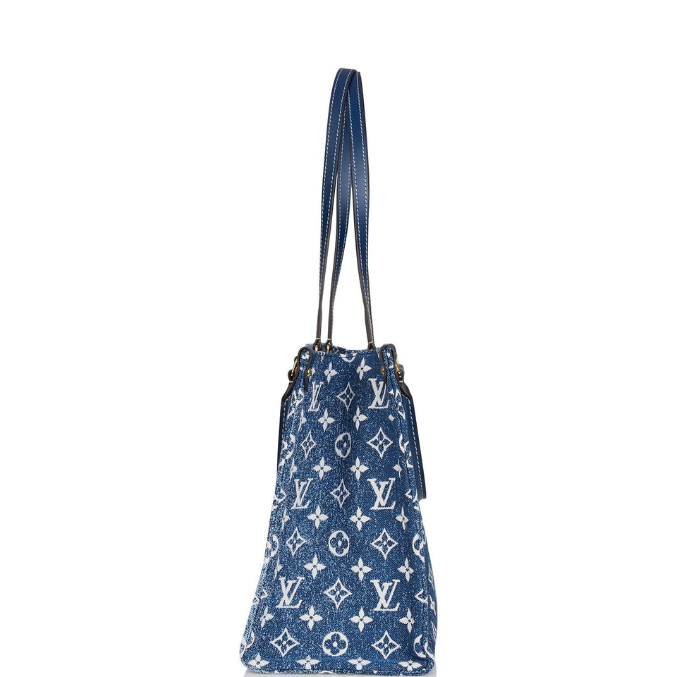 Louis Vuitton Blue Monogram OnTheGo MM Tote